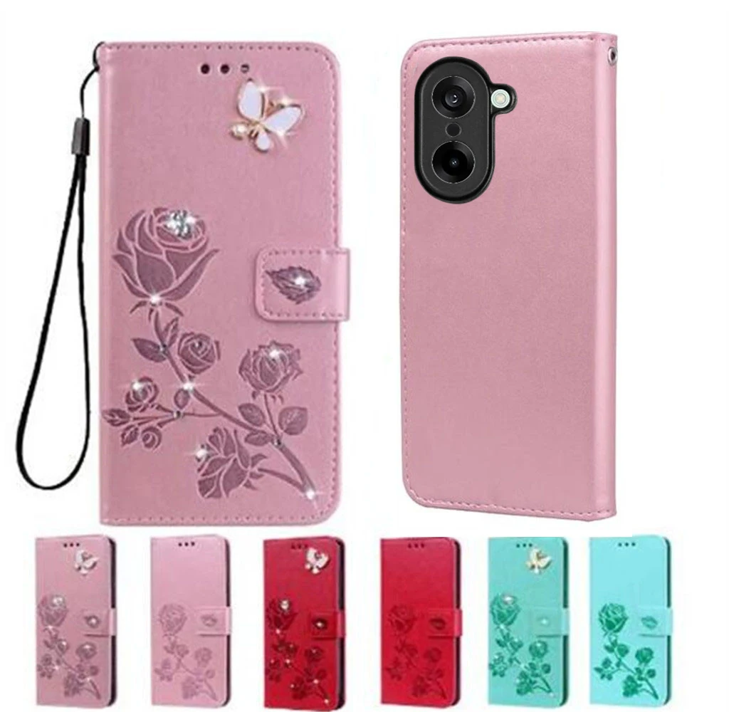 Pu-leder fall FÜR OnePlus Nord CE5 6,77 "Oneplus Nord CE5 CE5 Ace 5 Racing Ace5Racing Flip Brieftasche Telefon Abdeckung Karte Etui