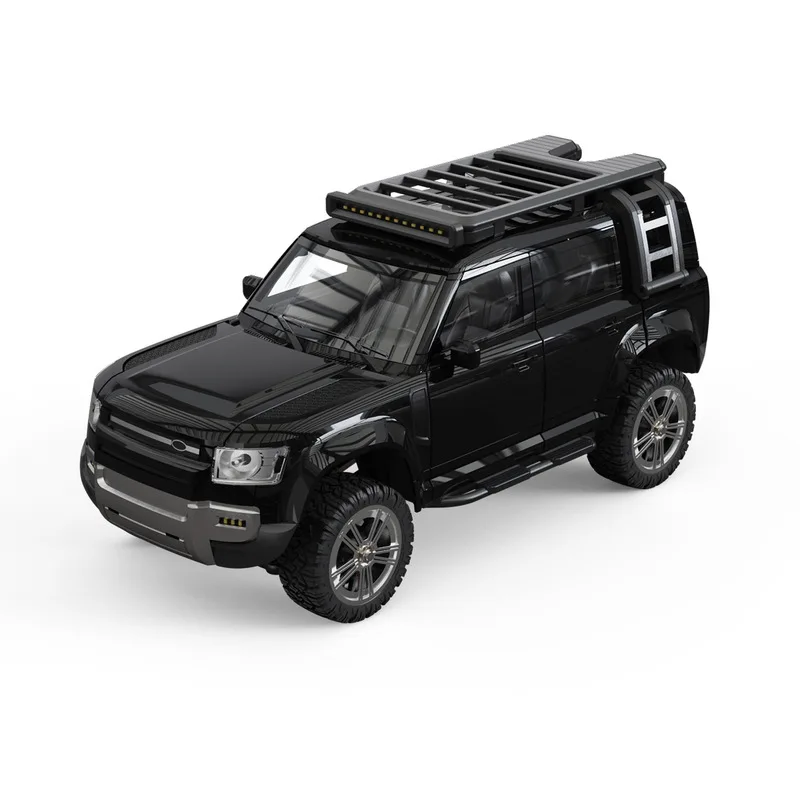 Modèle de chenille de roche télécommandé à proportion complète RC, jouet de décoration en alliage simulé avec amortisseur hydraulique, échelle 1/24