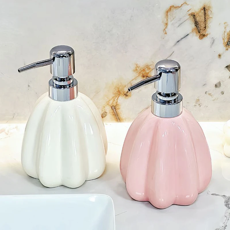 

European Star Fruit Ceramic Lotion Bottle Bathroom Shampoo Shower Gel Lotion Press Storage Bottle Home Accessories Wedding Gifts
