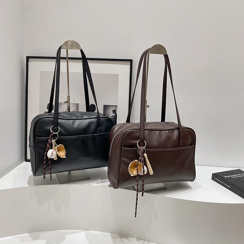 

Винтажная сумка-тоут в японском стиле JK, ретро-сумка через плечо из искусственной кожи, вместительная школьная сумка для женщин и девушек, 2026