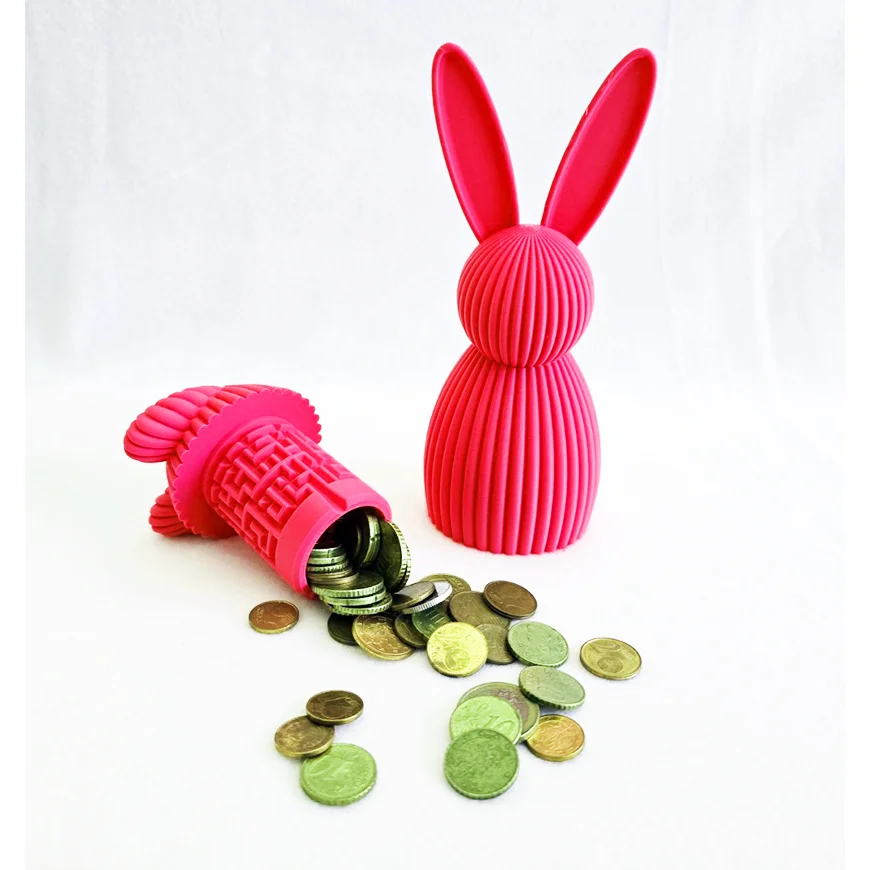 Easter Bunny Fidget Maze Toy- 1pc Multifunctional Storage& Decorative Desk Ornament for Holidays/Office