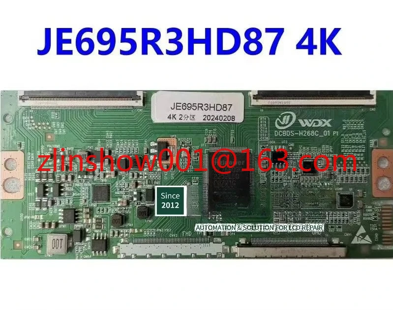 Nuevo Universal 65 pulgadas 4K TV t-con placa Tcon lógica JE695R3HD87 para reparación de pantalla de TV LCD LED