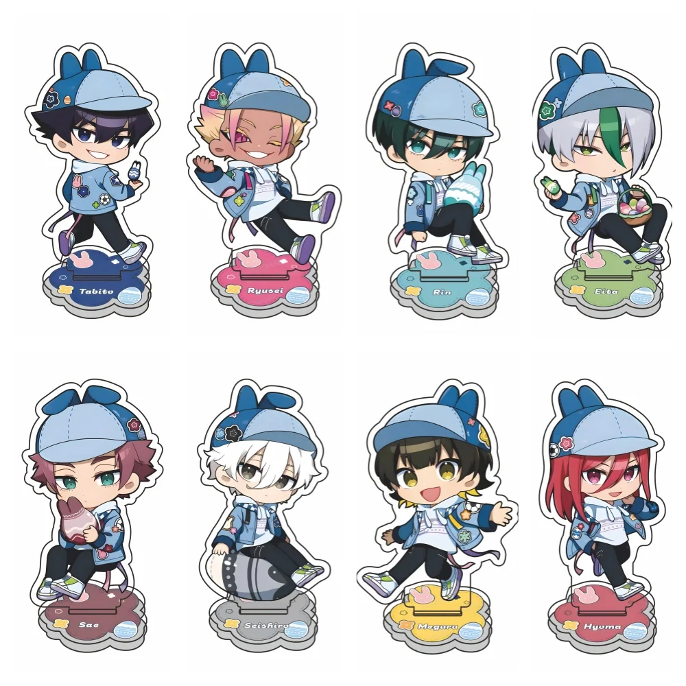 

Anime BLUE LOCL 10cm Acrylic Stand Seishirou/Reo/Rin Tabletop Decorations Accessories Decor Gifts Exquisite Key chain Gifts