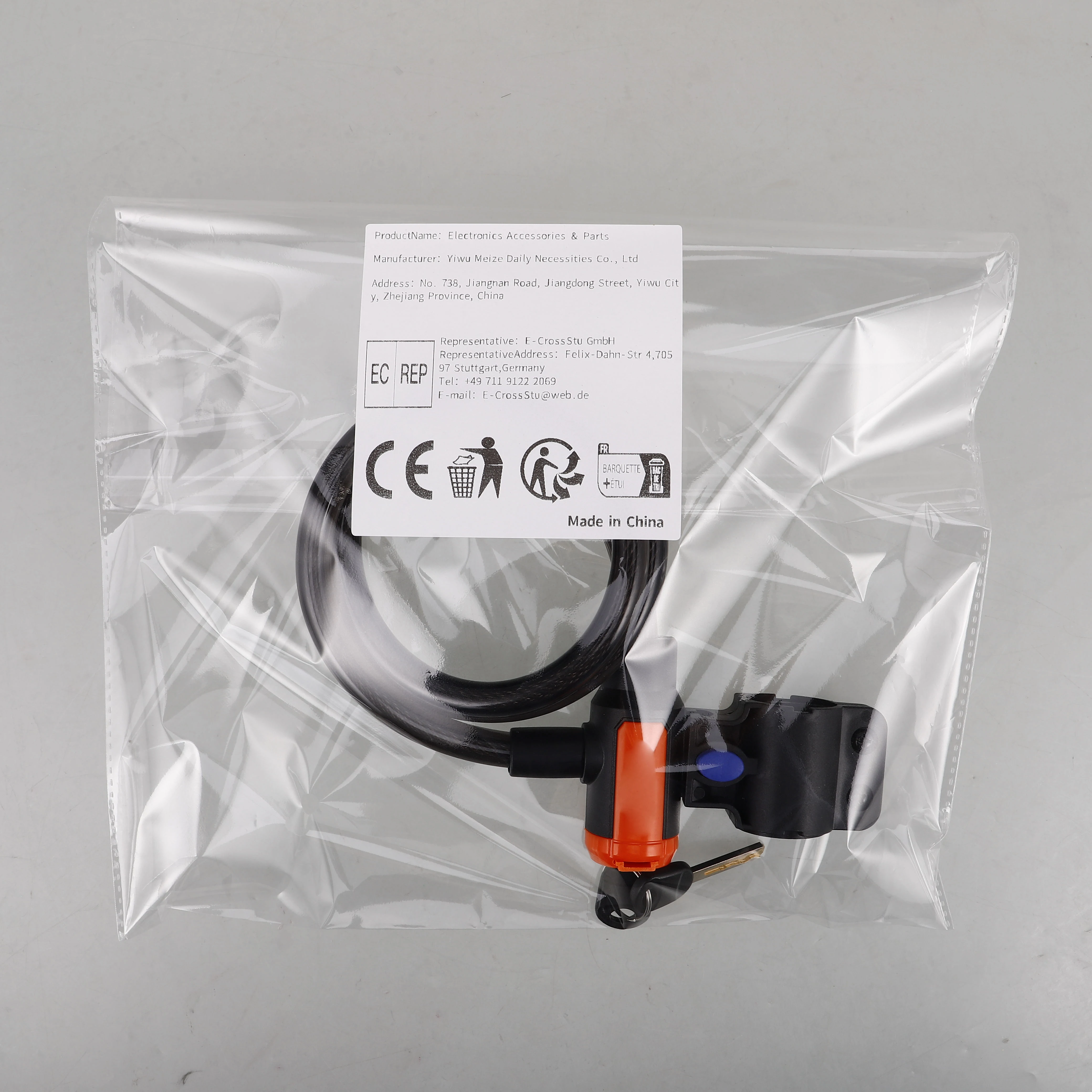 

100cm Anti Theft Steel Cable Lock Portable Bike Accessories for Electric Bikes Scooters Bicycles Motorcycles