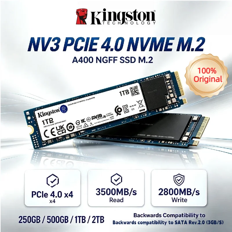 SSD Interno Kingston A400 NGFF M.2 2280 SATA 240GB para Upgrade de Laptop e Desktop PC - Velocidade Ultra Core Pro Max