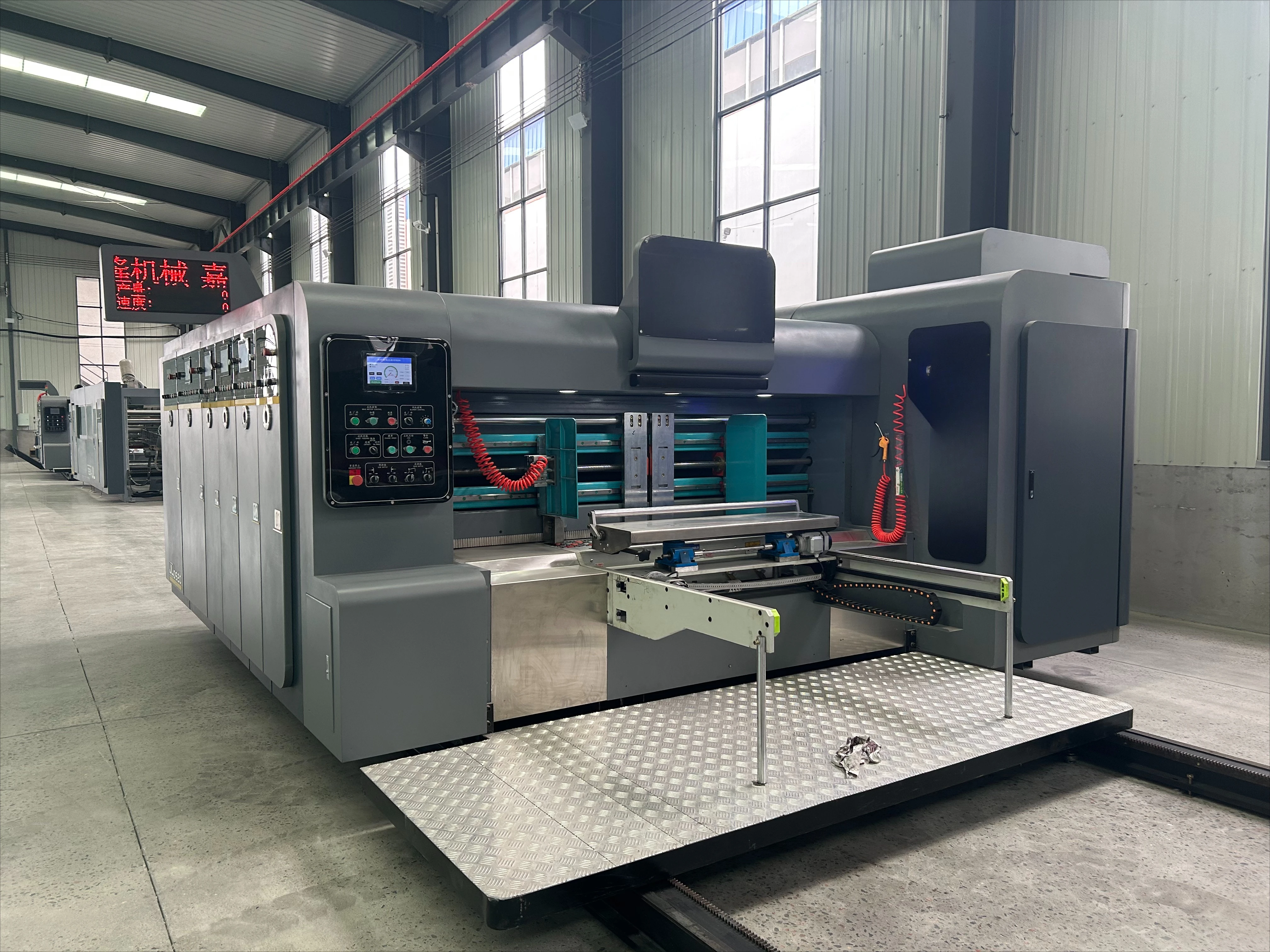 Case Making Corrugated Carton Box Machine Printer and Folder Gluer Carton Flexo Printing Slotting Die-cutting Machine