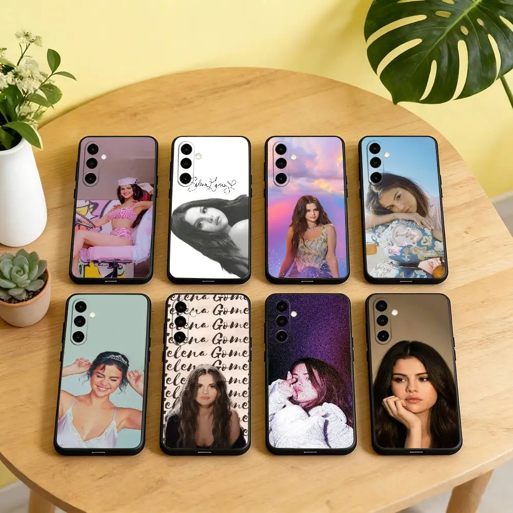 

S-Selena G-Gomez Singer Phone Case For Samsung Galaxy A73,A72,A71,A70,A53,A52,A51,Soft Silicone Black Cover