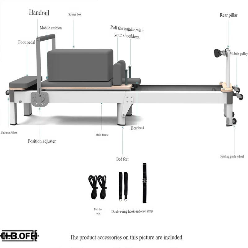 Aluminum Alloy Heightened Folding Core Bed For Home Use, Personal Training Yoga Studio Fitness And Body Shaping Bed view 3
