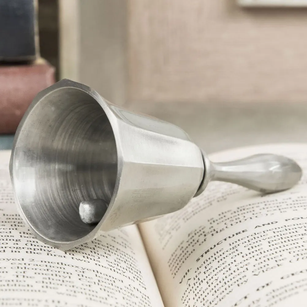 Dinner Call Bell Premium Zinc Alloy for Restaurant Bar Pantry Service Vintage Metal Hand Bell Christmas Bells Handbells