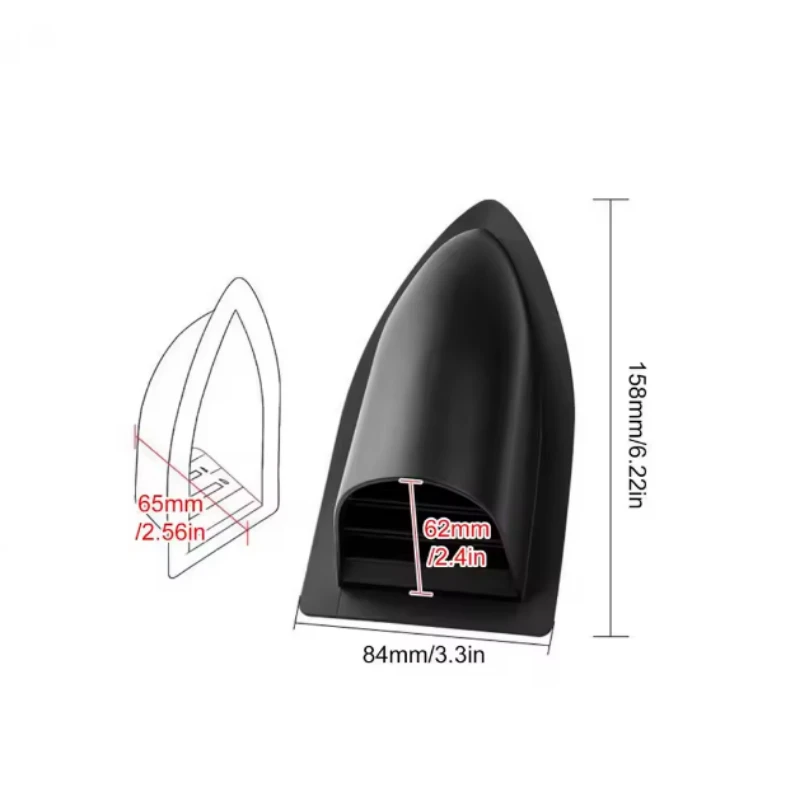 ISURE MARINE Boat Clam Shell Vent Cover Ship Waterproof Protection Cover, Yacht Ventilation Cover Ventilation Accessory For Boat
