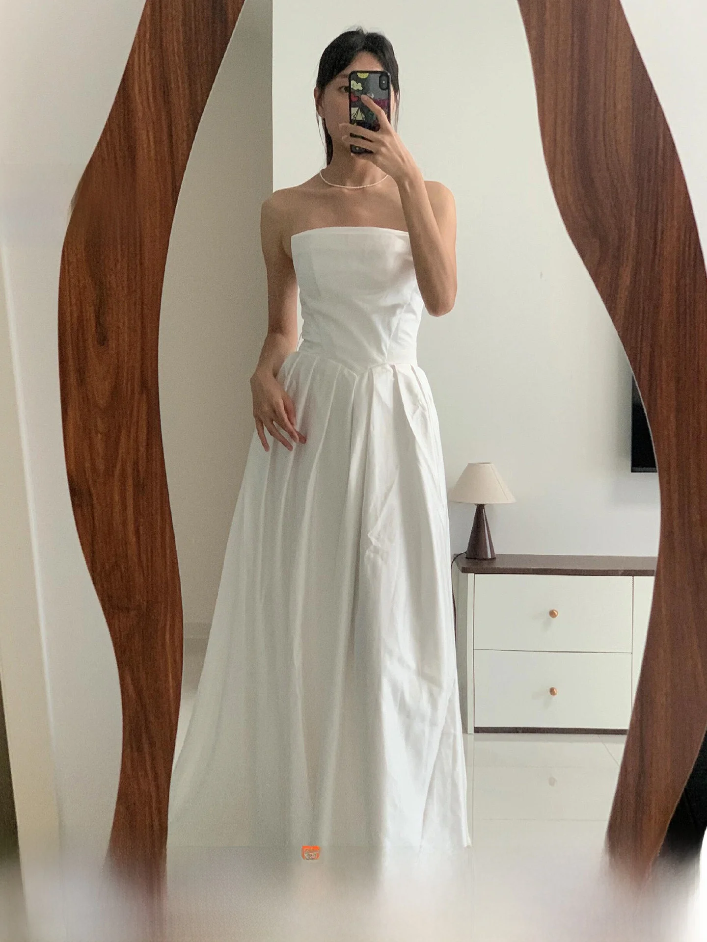 

Simple Ele Bridal Gown for ort Women in White Satin Strapl Wedding Dr Engagement Travel Photoaphy Outfit