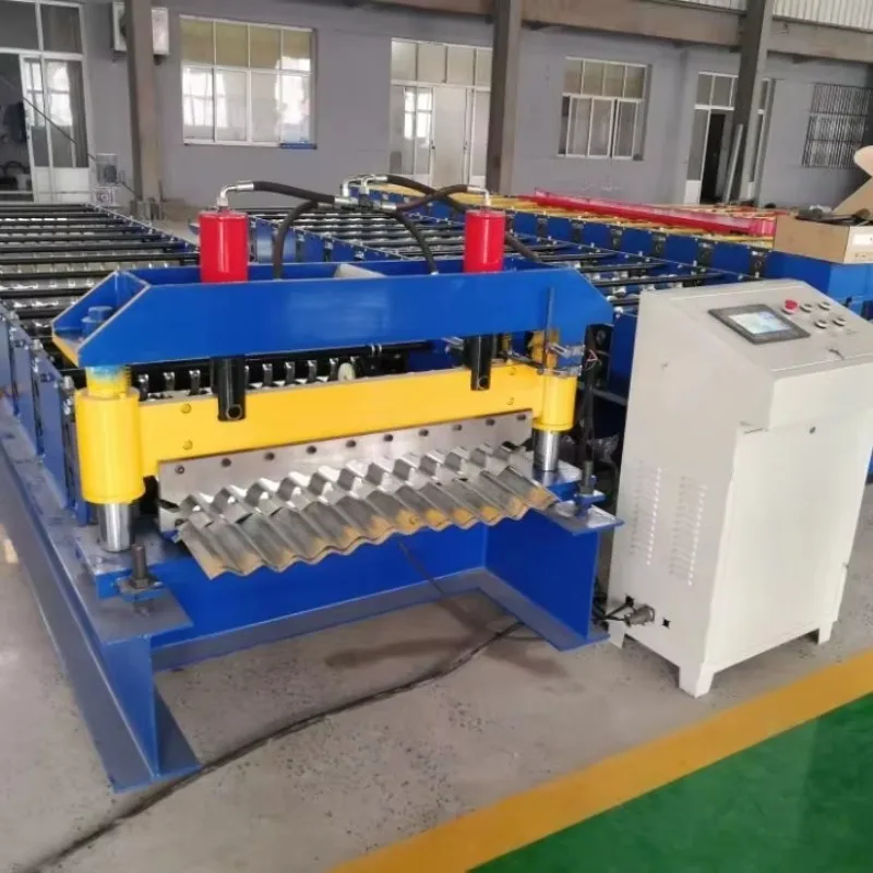 YG Customized Factory Colour Steel Corrugated Tile Panel Metal Roofing Sheet Cold Roll Forming Machine