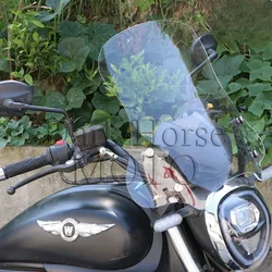 Windscreen TR 300 Windshield With Front Mask Panel Modified Motorcycle Accessories FOR HAOJUE SUZUKI TR 300 TR300