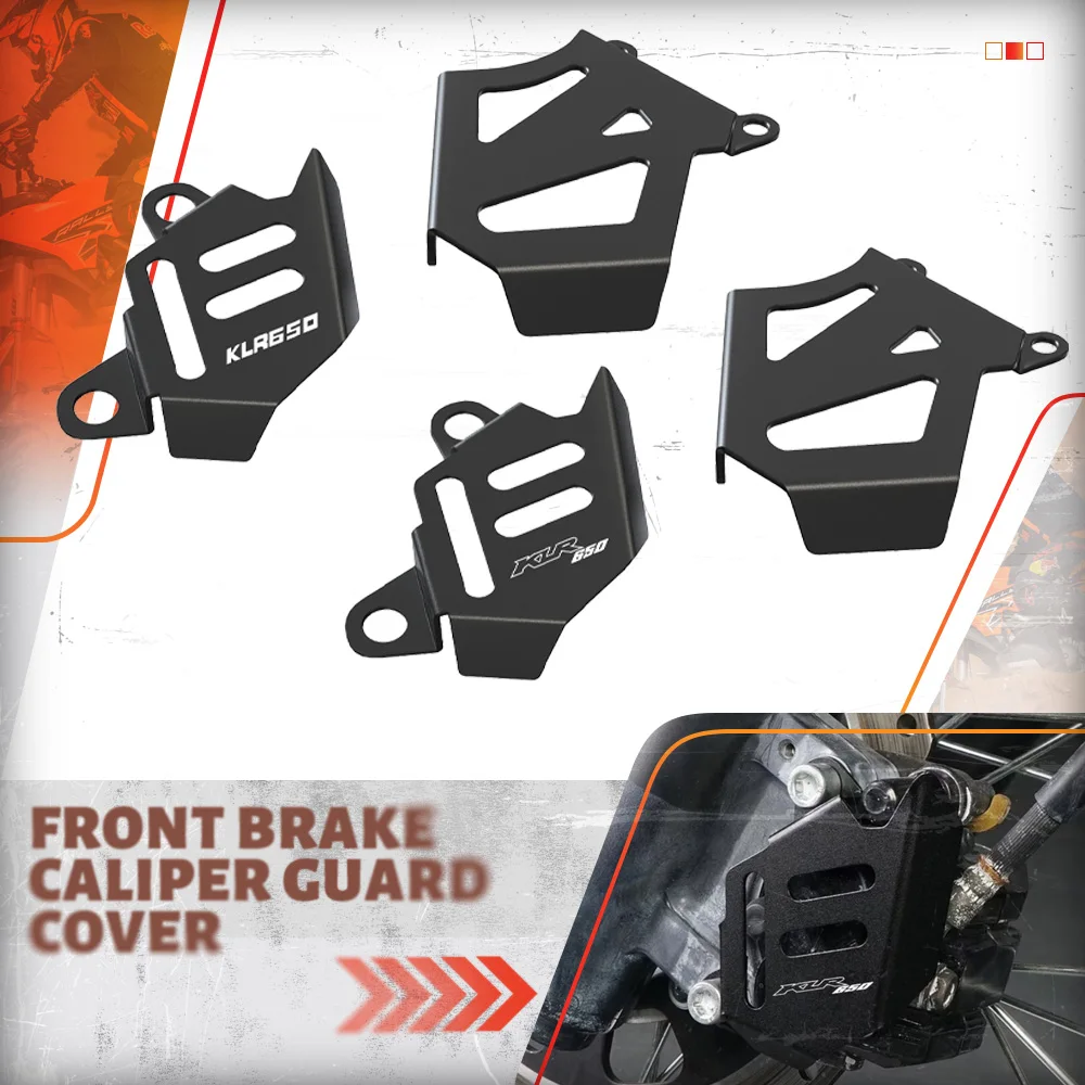 

For Kawasaki KLR650 KLR650-E Motorcycle Accessories Chain Guard Cover & Rear Brake Fluid Reservoir Protection Cover 2008-2018