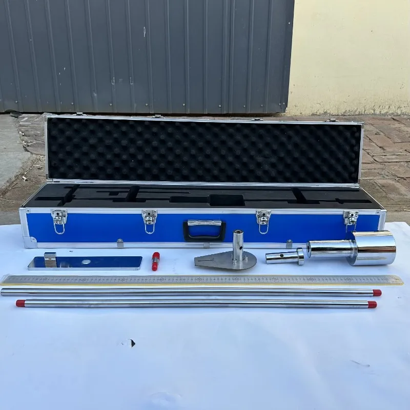 Penetrômetro de cone dinâmico de 8kg (DCP) Luz de aço padrão hidráulico manual ASTM para testes de solo com 1 ano de garantia