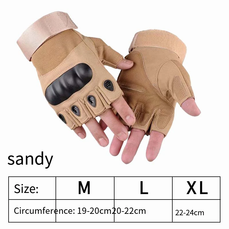Outdoor Tactical Gloves Half Finger Paintball Airsoft Shot Hunt Combat Anti-Skid Men Bicycle Full Finger Gloves Protective Gear view 5