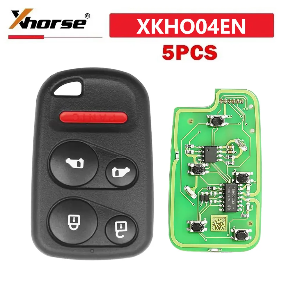 5pcs/lot XKHO03EN -Remote Start & Trunk Button XKHO04EN -Sliding Door Button Wire Universal VVDI Xhorse Remote Key Fob