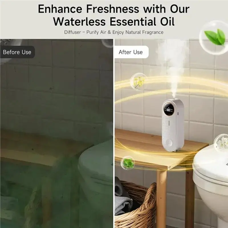 

A84G-Smart Aromatherapy Diffuser- APP Controlled Humidifier Air Freshener Function For Bedroom, Toilet& Home Fragrance Deodorize