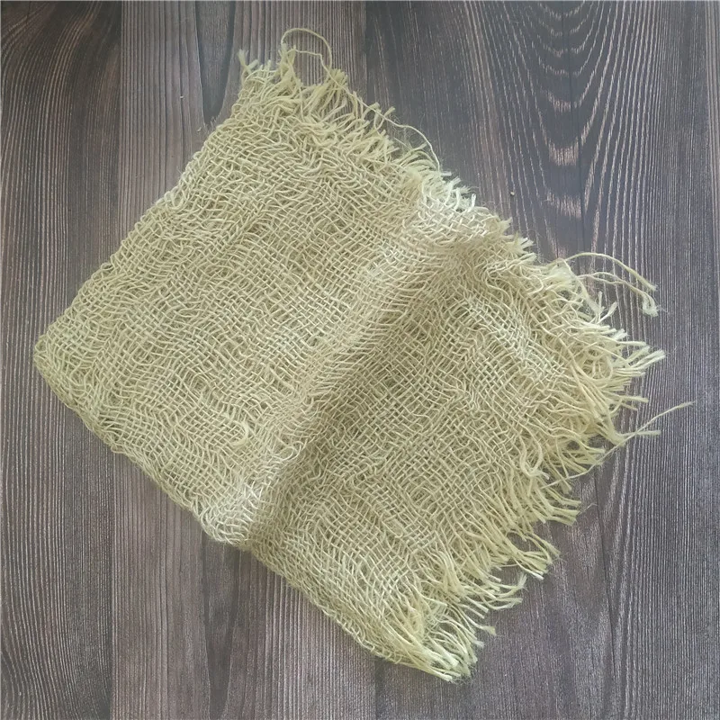 2023 Newborn jute layer photography props,hand dyeing baby basket cushion blanket