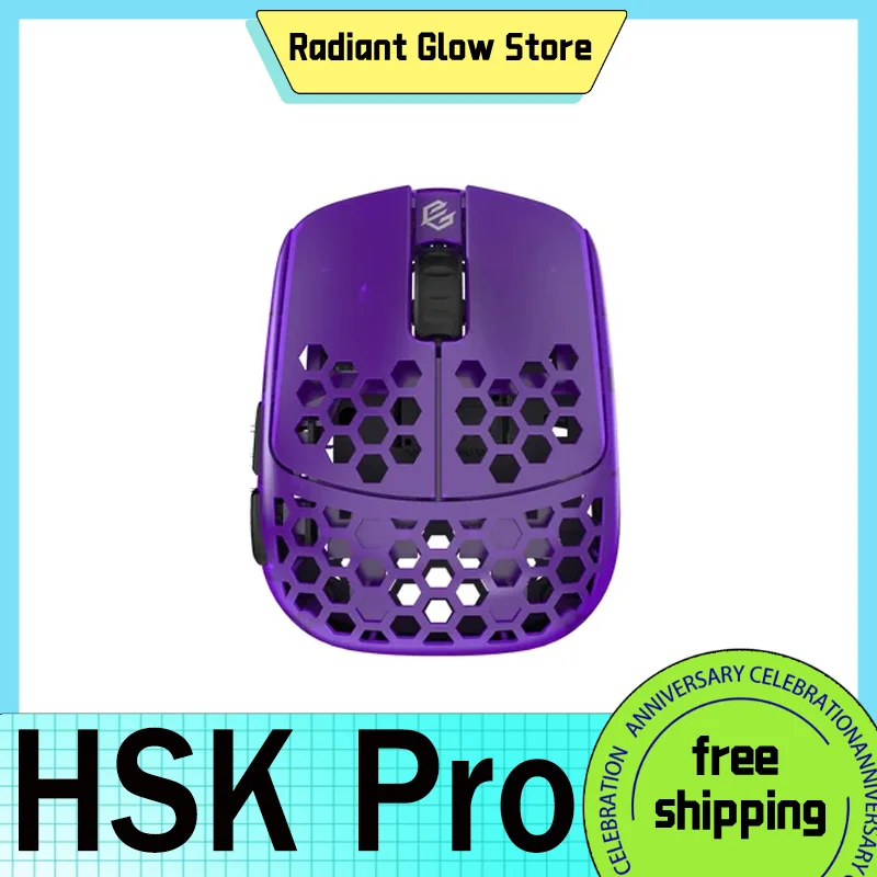 

G-Wolves Hsk Pro 4k/Ace Wireless Mouse Hollow Out Paw3395 E-Sports Game Mouse Customization Type-C Mouse For Pc Gamer Gifts