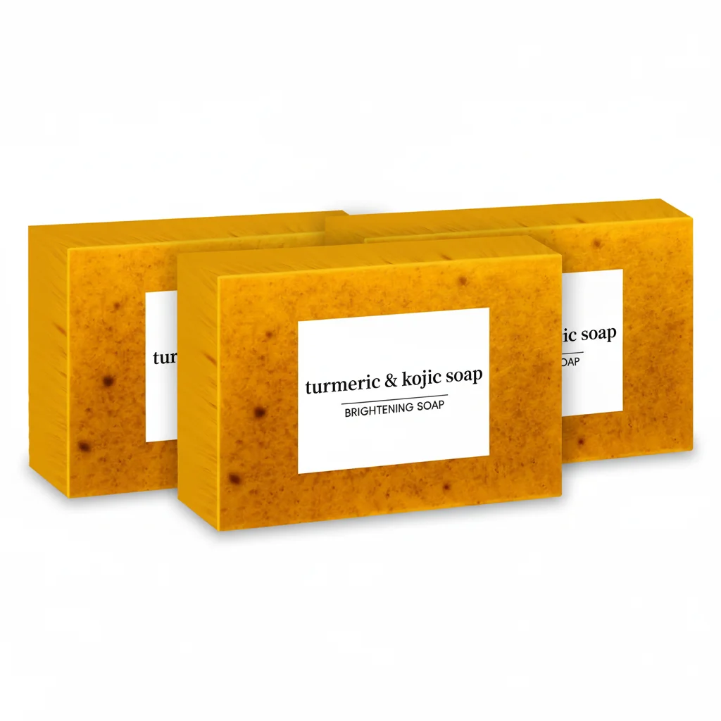 100g Turmeric Kojic Acid Glow Soap Dark Spot Acne Removal Even Skin Tone Mositen Smooth Skin Deep Cleansing Handmade Soap