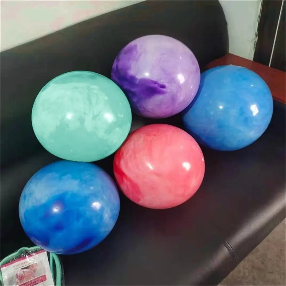 Mini 25cm Yoga Ball Soft PVC Non Slip Exercise Ball Easy Inflation Inflatable Balance Balls Gym Fitness
