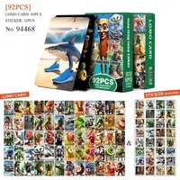 92pcs Tralalero Tralala Cartoon Cards Tungtung Sahur Brainrot Game Card Kids Party Cosplay Classic Toys New Collect Photos Gift