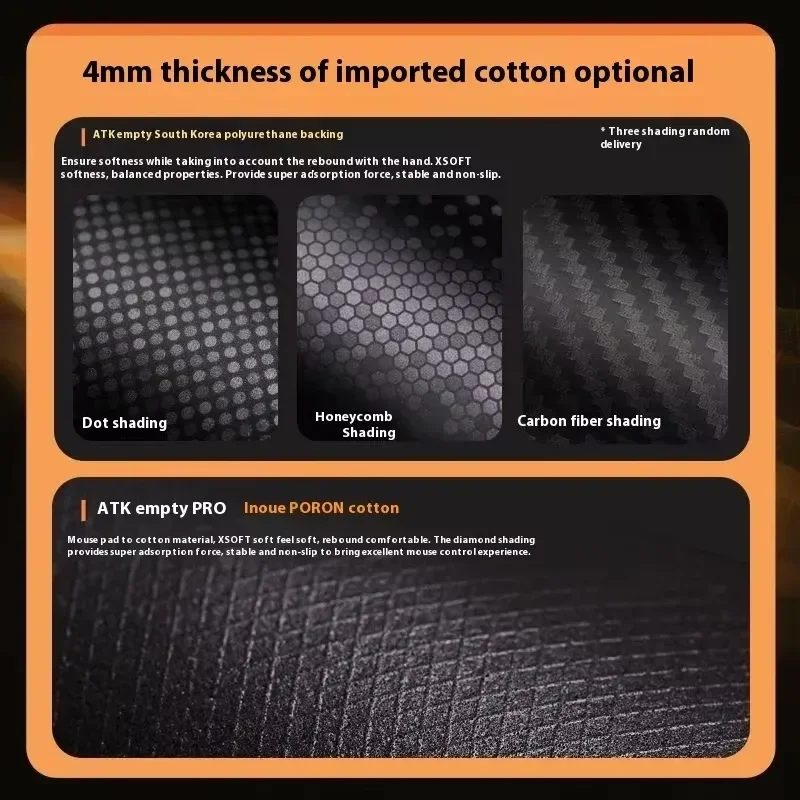 Hot Atk Kong Xsoft Esports Mouse Pad Anti Slip Pad Desktop Gaming Gears Poron Csgo Pads For 60%-80% Mechanical Keyboard Boy Gift