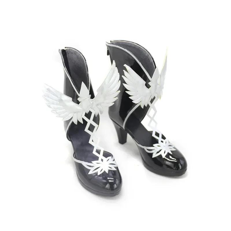 RealCos Vtuber Takane Lui 코스프레 신발 부츠 하이힐 신발 할로윈 코스프레 의상 액세서리