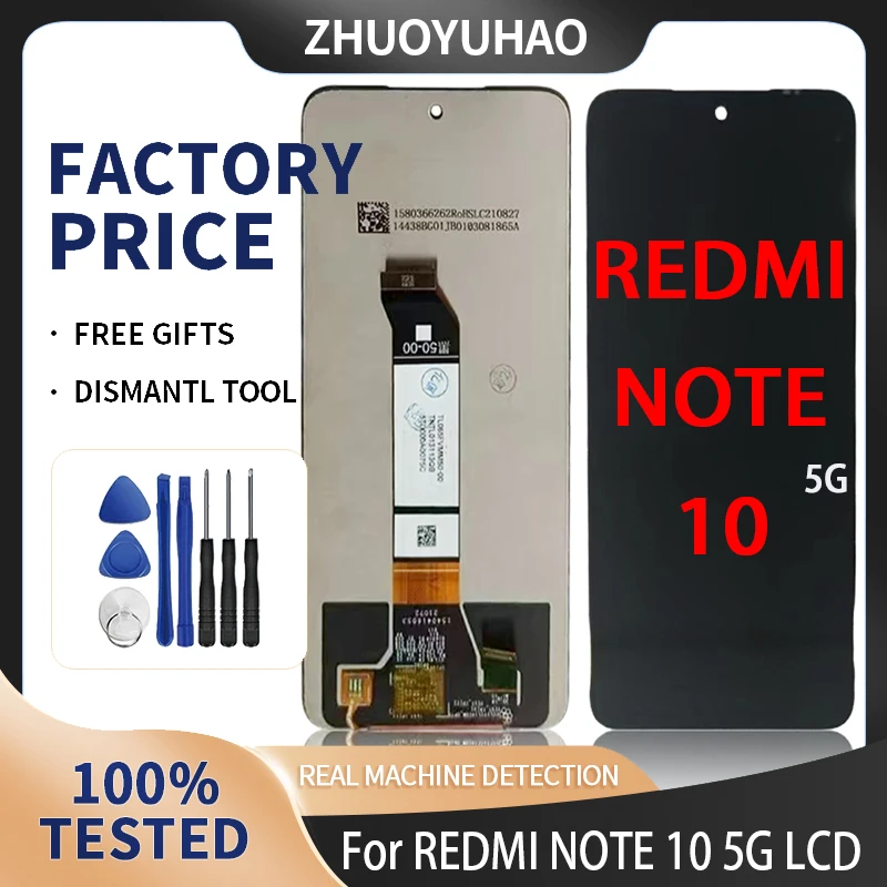 6.5\'\' LCD Display For REDMI NOTE 10 5G LCD Replacement Display Touch Screen For REDMI NOTE 10 LCD Screen Digitizer Assembly