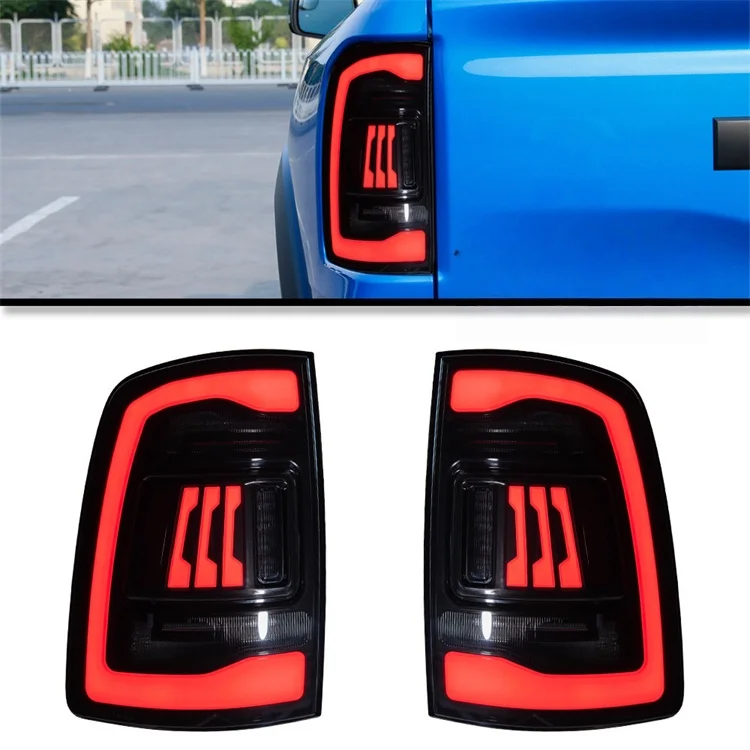 

Veidt Suitable for 09-18 Dodge Ram Tail Light Assembly Modification LED Rear Tail Light Driving Light Flowing Turn Signal