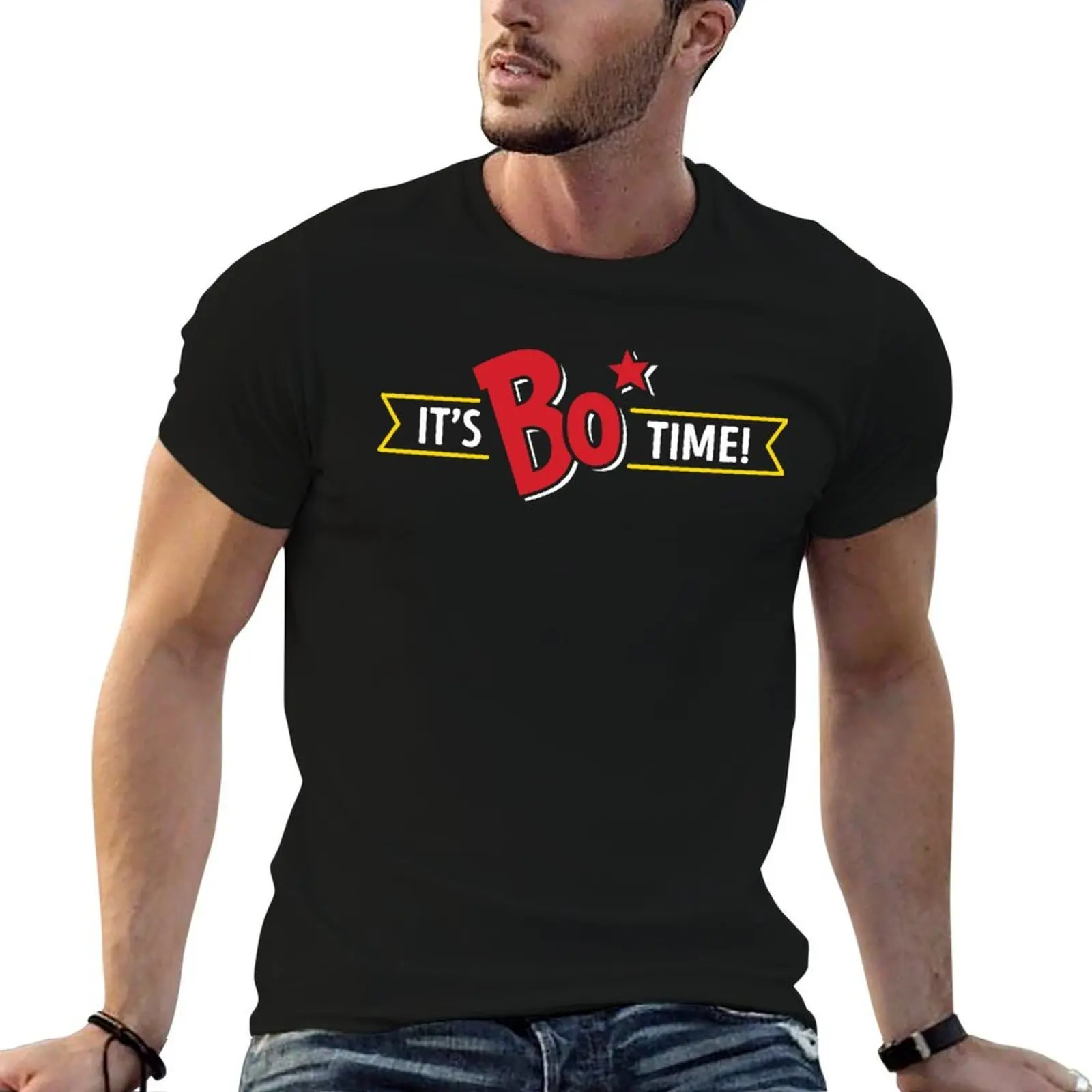 

It's Bo Time! - Bojangles (White Text) T-Shirt t shirts with prints t shirts designer T-Shirt