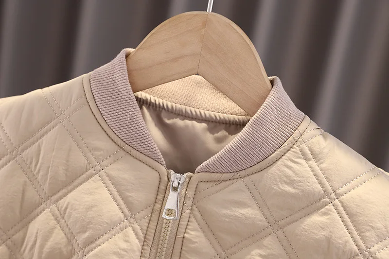 1 2 3 4 Jahre Herbst Winter Baby Jungen Bekleidungssets Kinder Baumwoll-Gefütterte Jacke mit Reißverschluss + Hose 2-teilige Outfits Kinder Trainingsanzüge – Detail 8