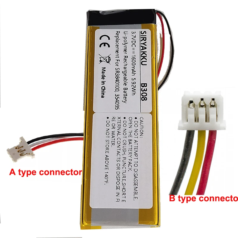 

Battery 3.7V 1600mAh LiPo for GPS BECKER Active 6 LMU more BE B40 Active 6 Active 6 LMU Becker Professional 6 LMU