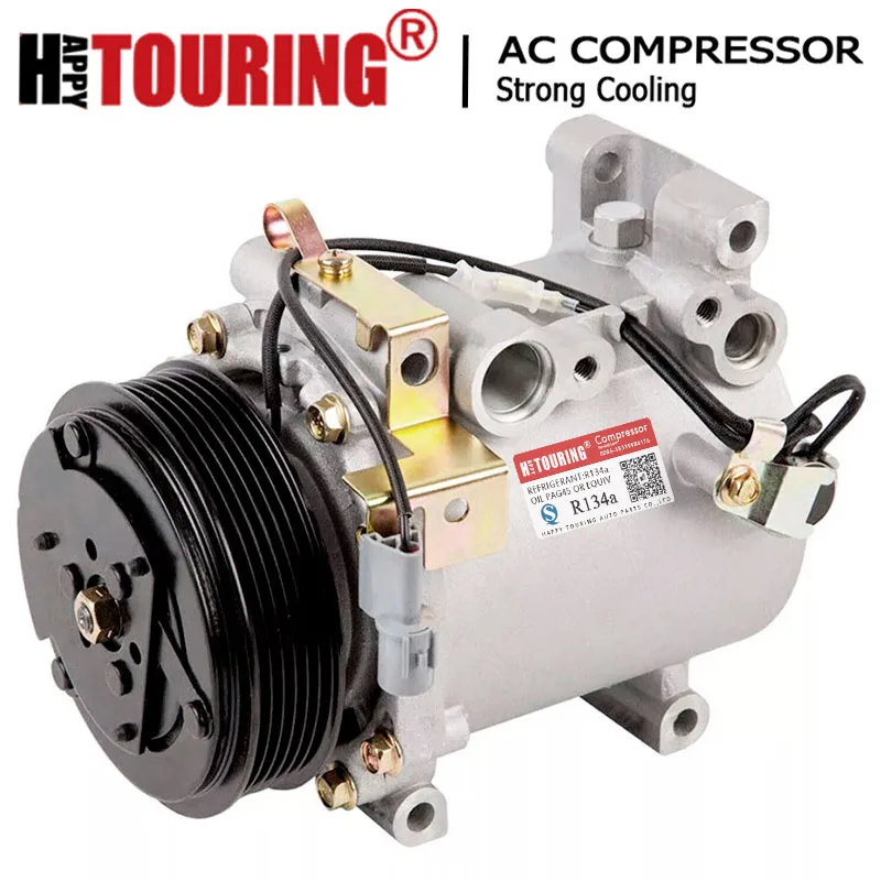 AC Compressor for Mitsubishi Lancer Evo 2.0L 2000-2006 MR289000 AKC011H218L AKC200A204B AKC201A204 MR500038 MR500065 MR568829