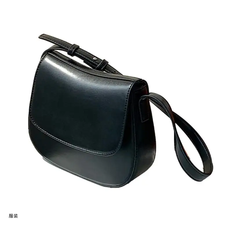 D0UD Stylish Retro Coin Phone Shoulder Bag Convenient & Compact PU Handbag Fashionable Vintage Small Crossbody Bag for Women