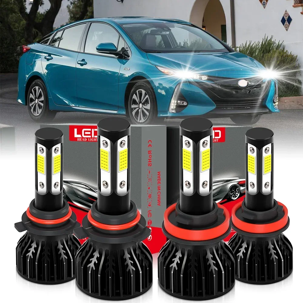 

For Toyota Prius 2010-2017 LED Headlight Hi/Lo Beam Combo 9005 (HB3) H11 500% Brightness Bright 6000K White Plug and Play