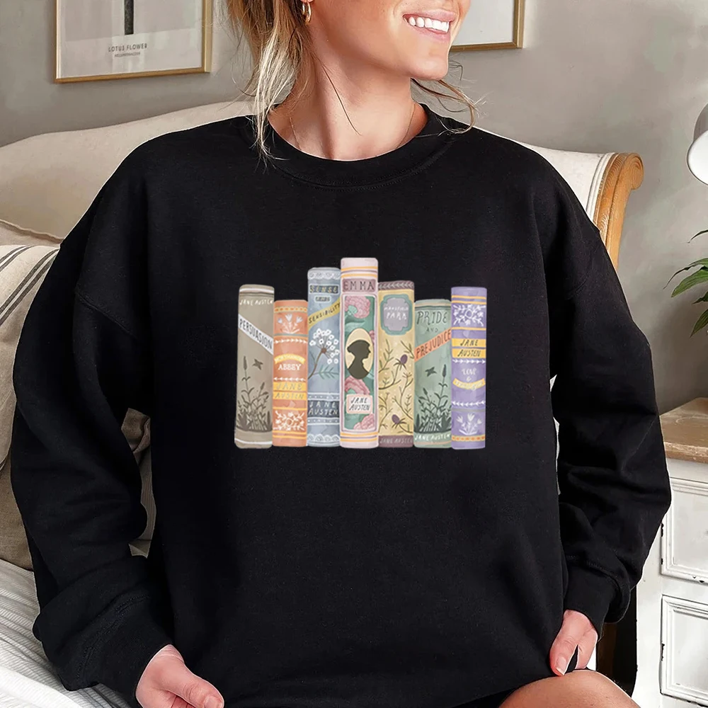 Writer Books Graphic Sweatshirt Obstinate Headstrong Girl Shirt Feminist Book Lover Shirts Unisex Long Sleeves Sweatshirts