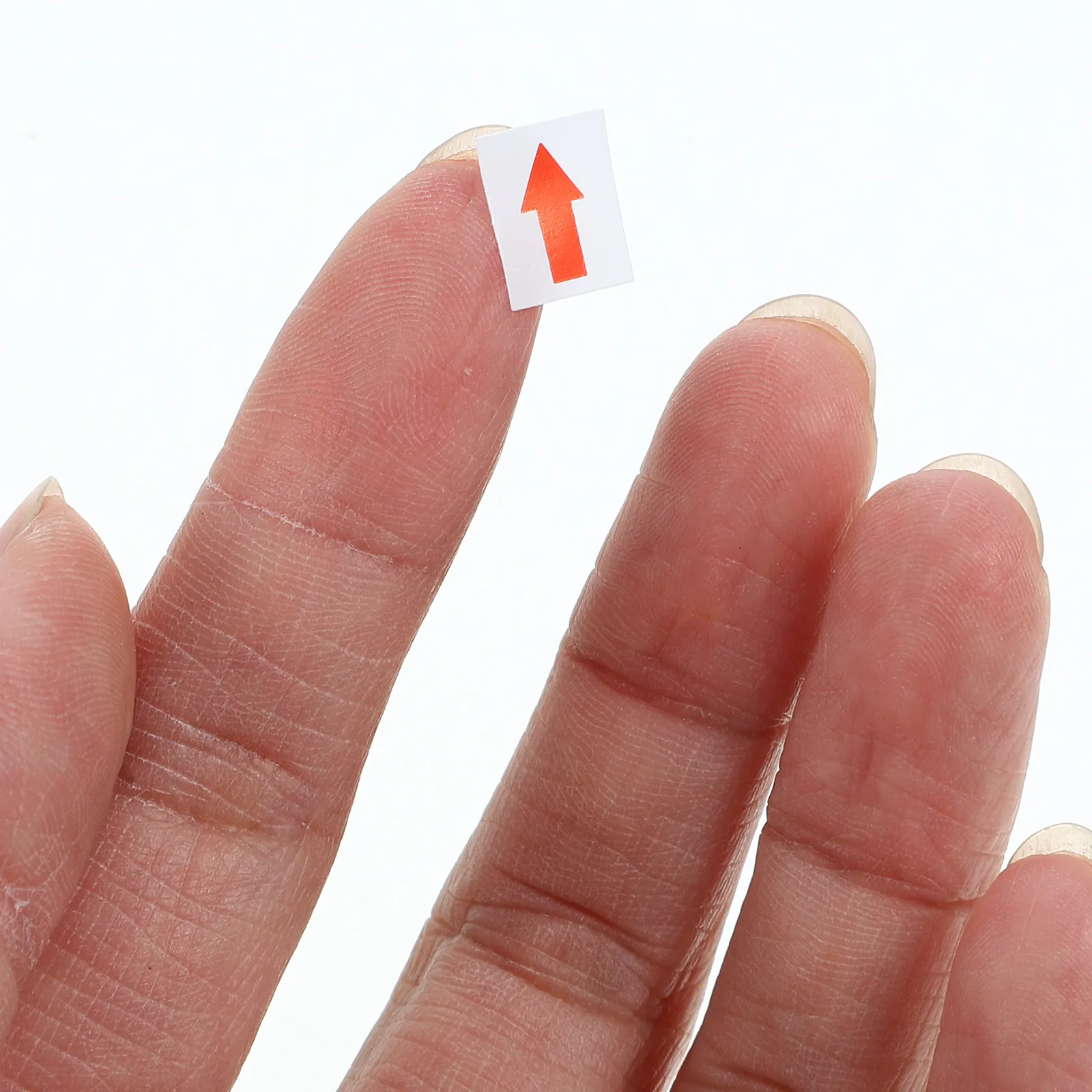 

60 Sheets Red Arrow Warning Stickers Paper Direction Labels for Defective Product Marking Equipment Pipeline Flow Indication