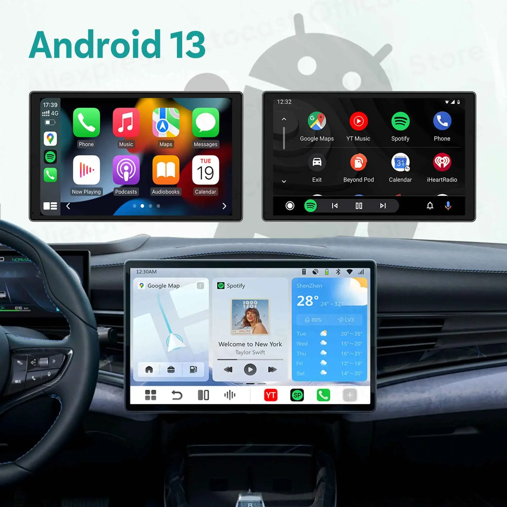 OTTOCAST P3 PRO Android 13 Car AI Box with HDMI