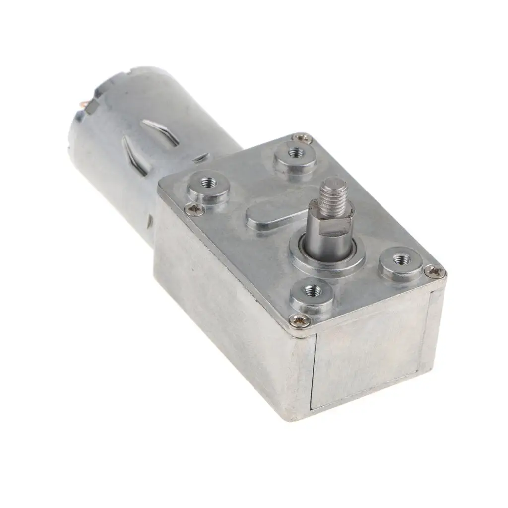 Motorreductor de tornillo sin fin reversible Motor reductor de 24 V CC 10 RPM