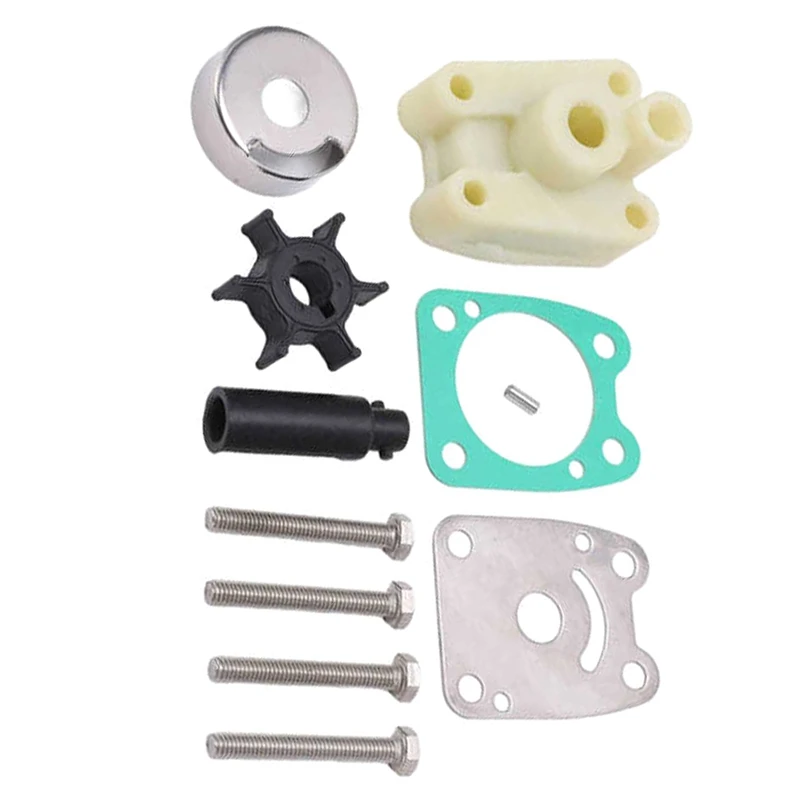 Water Pump Impeller Repair Kit Outboard Water Pump Repair Kit 6E0‑W0078‑A2‑00 For Boat Engine For 4Hp 5Hp Replacement