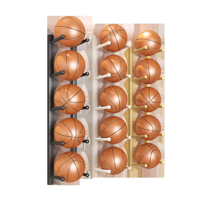 Mat Storage Shelves Home Wall Hanging Basketball Shelf Organizer Fitness Equipment Multilayer Shelves On Wall