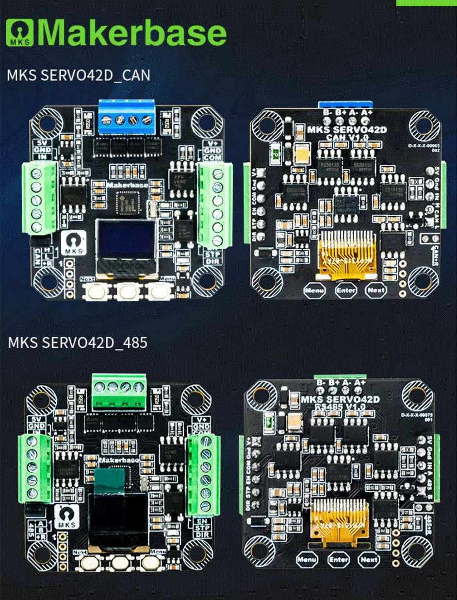 Makerbase MKS SERVO42D NEMA17 Schrittmotortreiber mit geschlossenem Regelkreis für leise und effiziente CNC-3D-Drucker-Treiberplatine von Gen_L FOC – Detail 1
