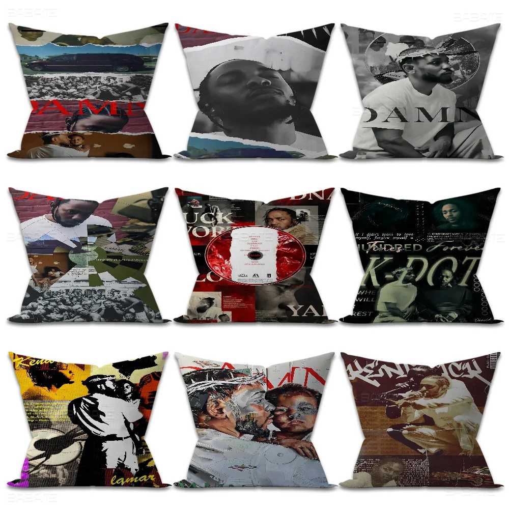 Kendrick Lamar DAMN Personalized Picture Text Home Decorative Pillows Household Gifts 45x45cm