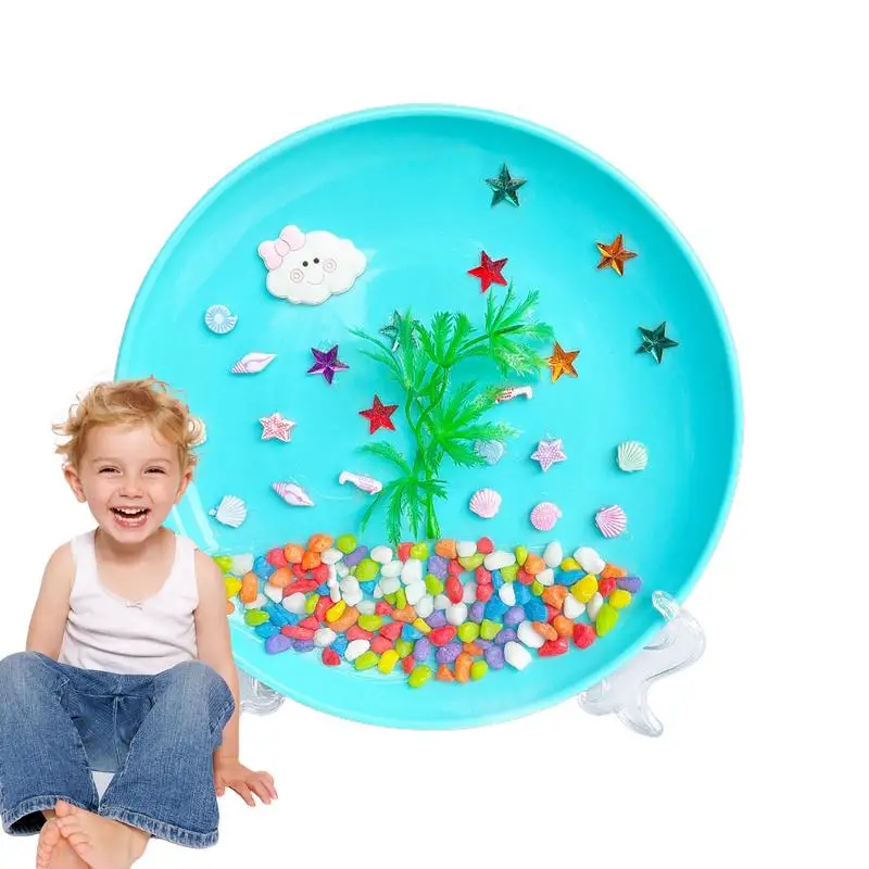 Shell Crafts For Kids Parent-Friendly Toys With Colorful Stones Kids Summer Crafts Parent-Friendly Toys Art Stuff For Children