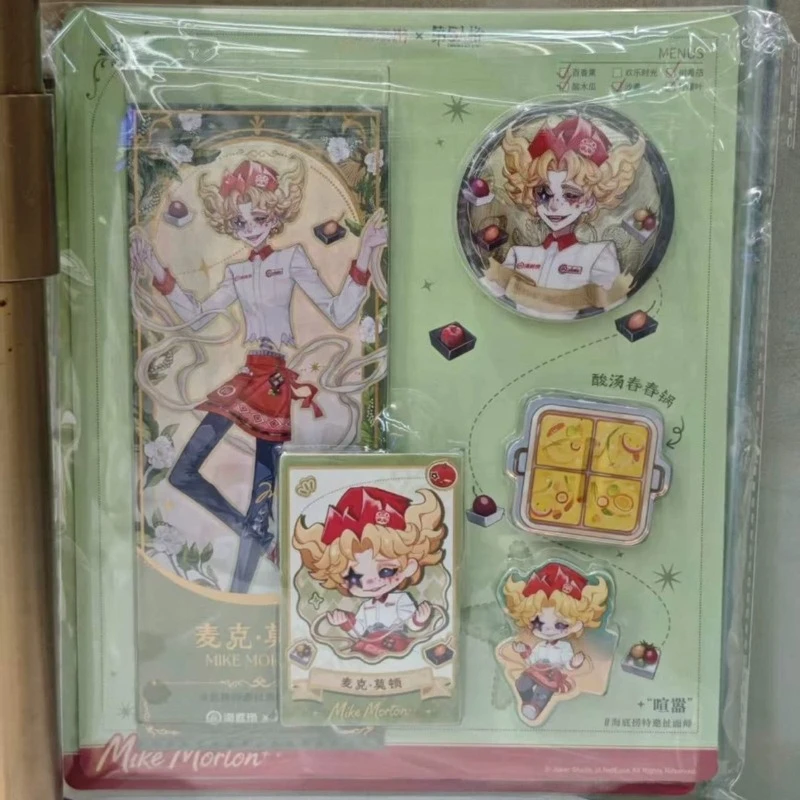 2026 Identity V Collab Peripheral Set Cheerleader Mike Morton Badge Laser Card Standee Refrigerator Magnet Mousepad
