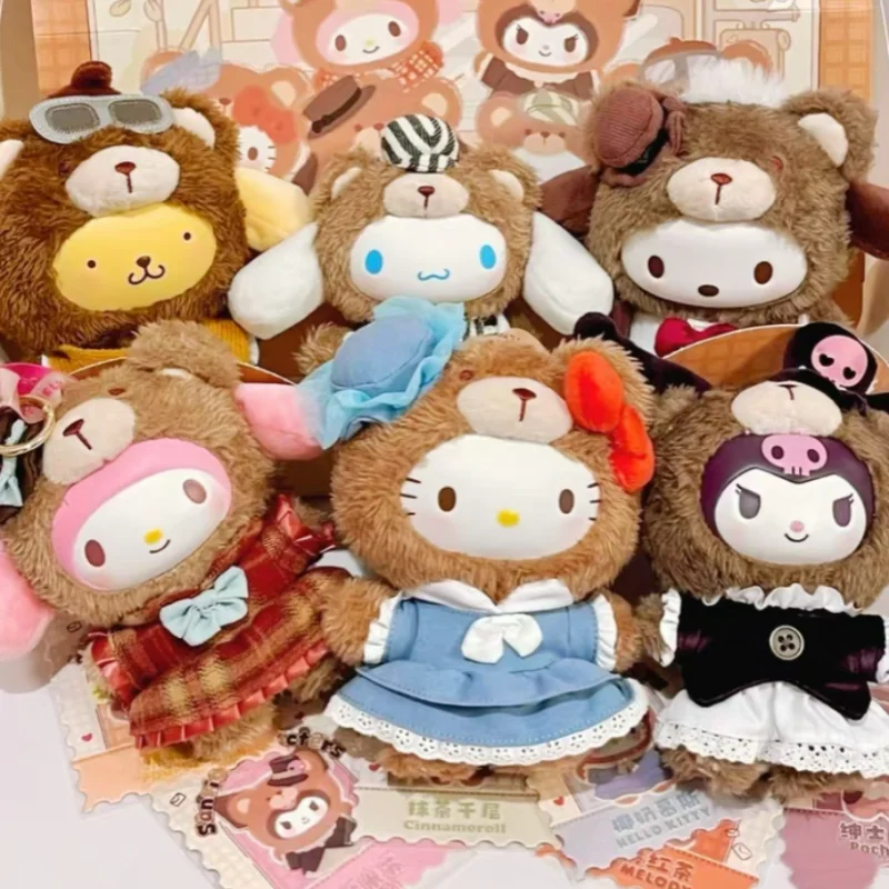 

Подлинная виниловая игрушка Toptoy Sanrio V2 V1 Charocters Afternoontea Eif Bunny Baby Series, виниловая фигурка, мультяшная игрушка Kuromi для девочек