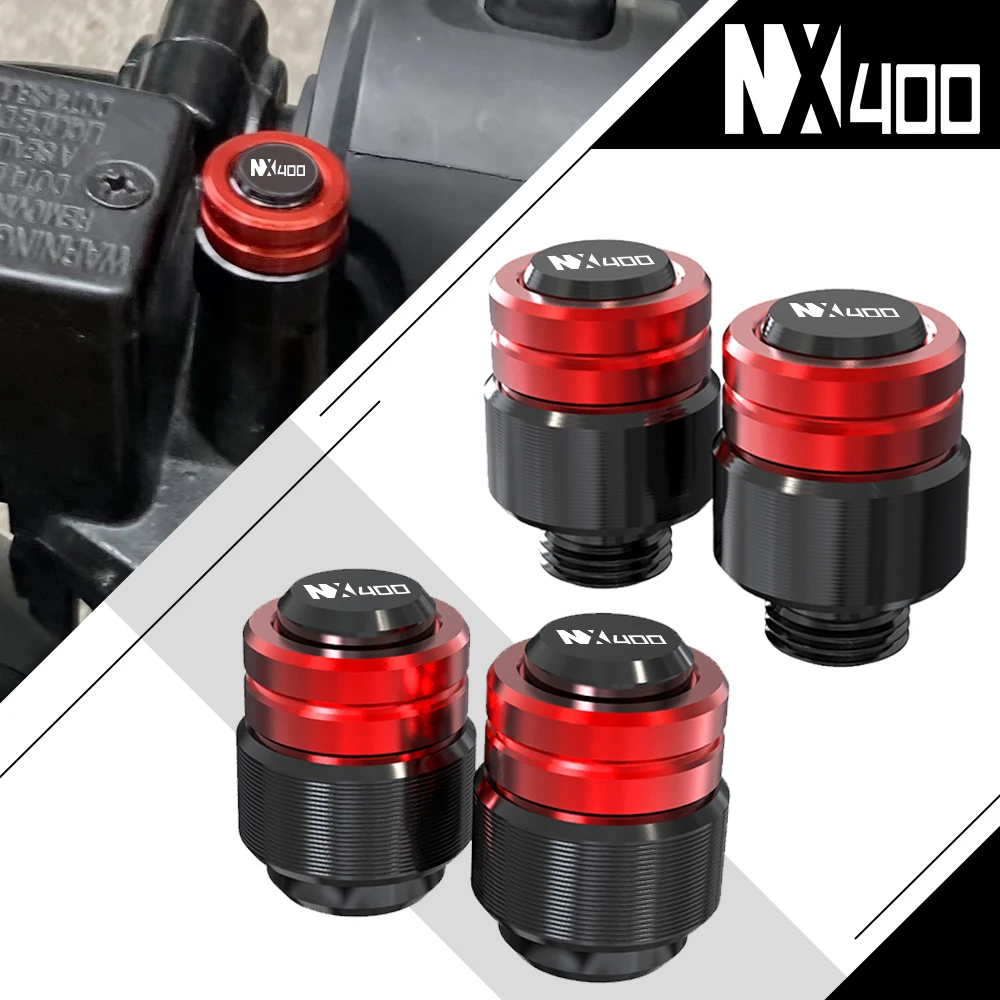 

For Honda NX400 NX500 NX 400 500 2023 2024 2025 New Motorcycle Rearview Mirror Plug Hole Screw Cap & Tire Valve Stem Caps Cover