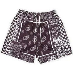 Sommer neue trend ige Boho Shorts Frauen Männer Vintage Overs ize Street Sports Outdoor Shorts Hawaii Strand kurze Hosen Badehose